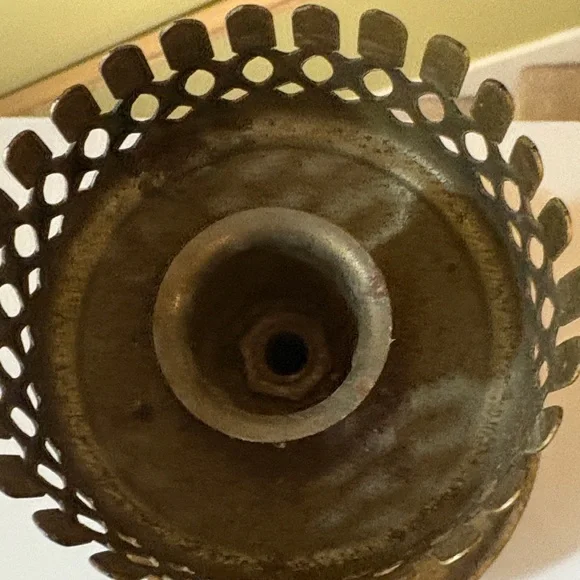 Vintage Floral Hurricane Candle Holder - Picture 5 of 8